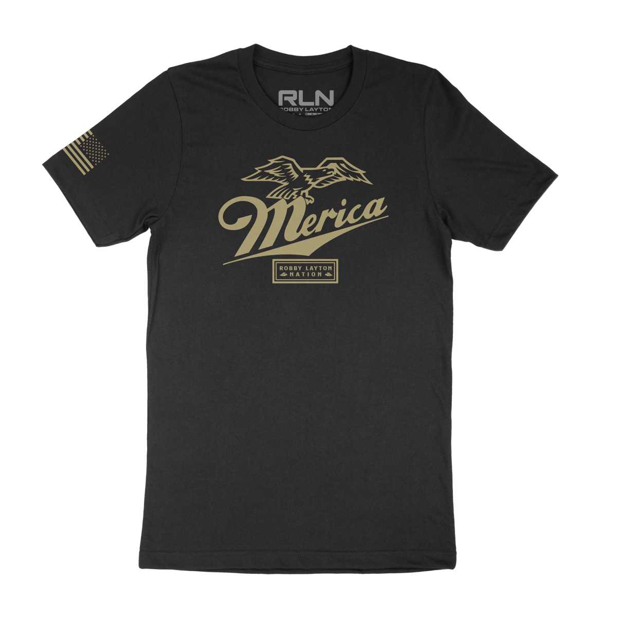 RLN Merica Gold T-Shirt Black!