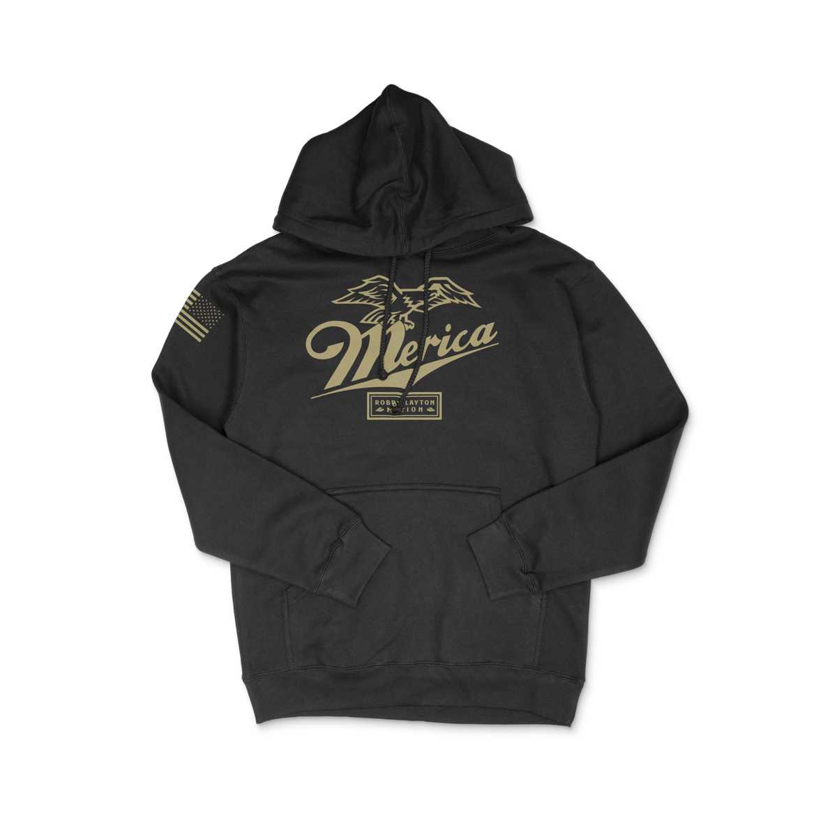 RLN Merica Gold Hoodie Black!