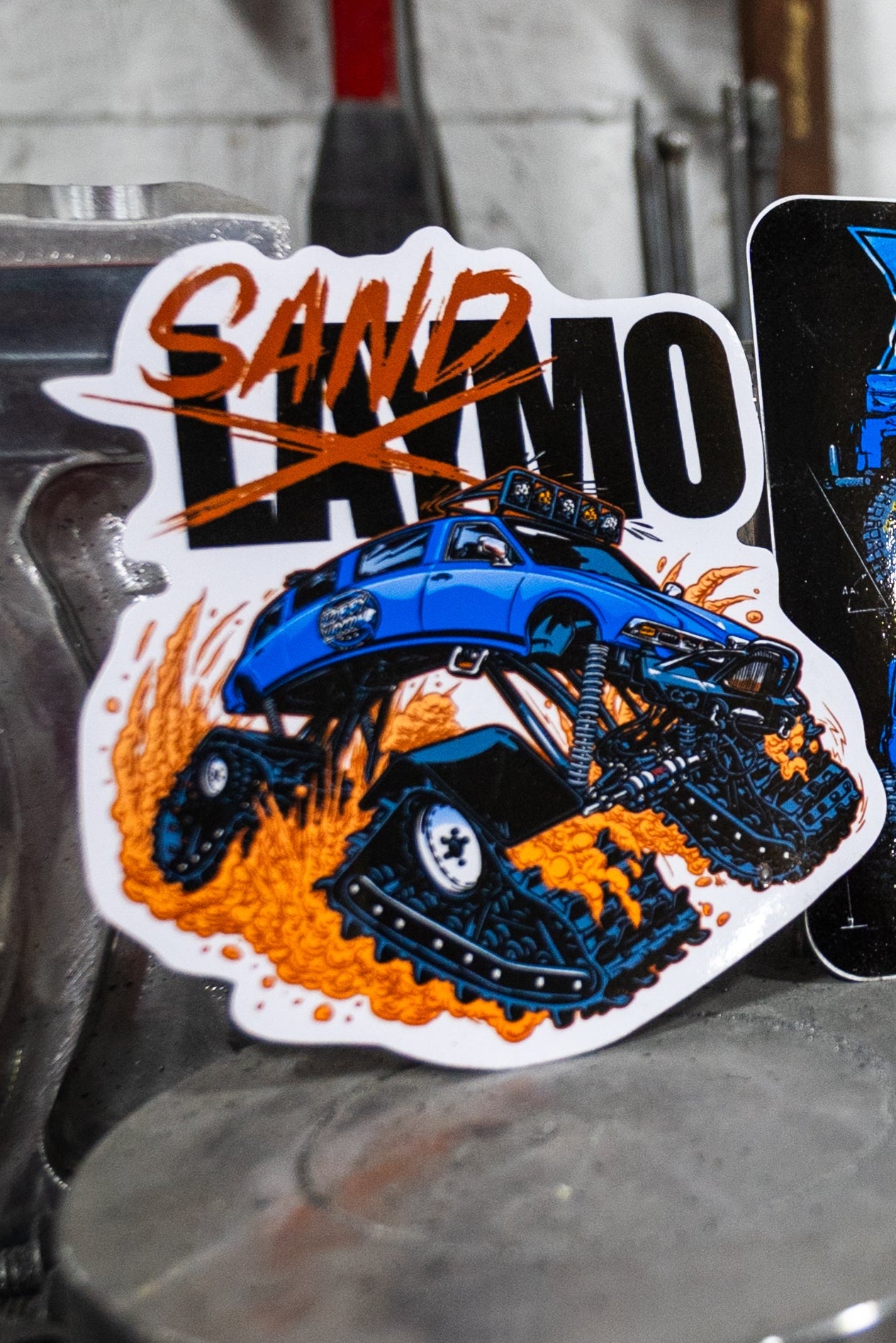 Sand-Mo Sticker