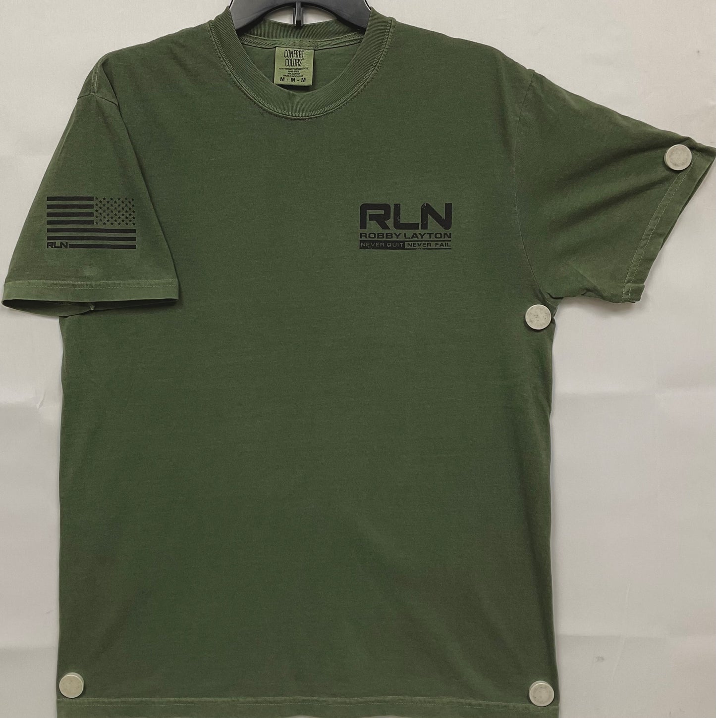 Freedom Grunge T-Shirt Green