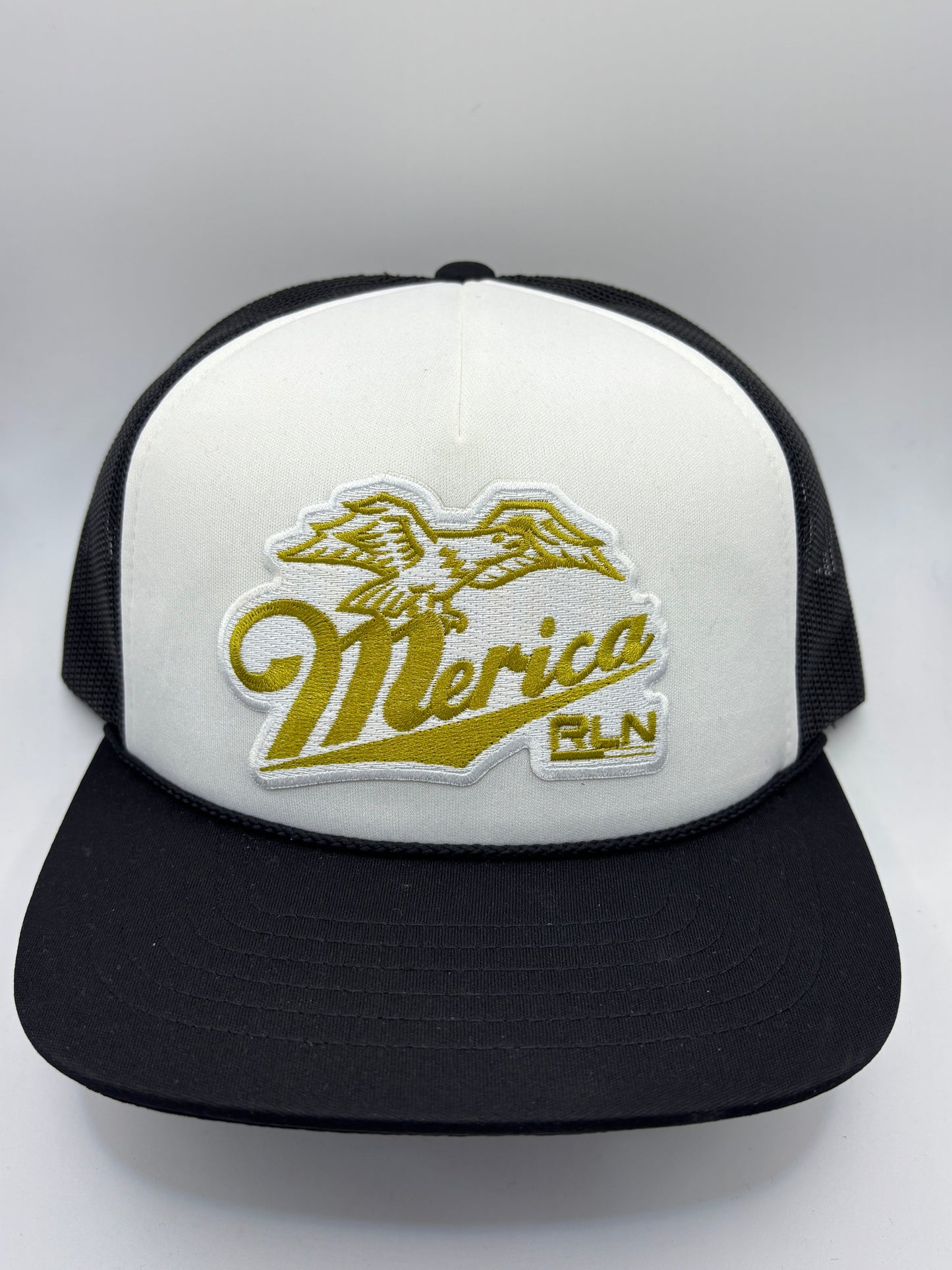RLN Gold Foam Trucker Navy Black/White