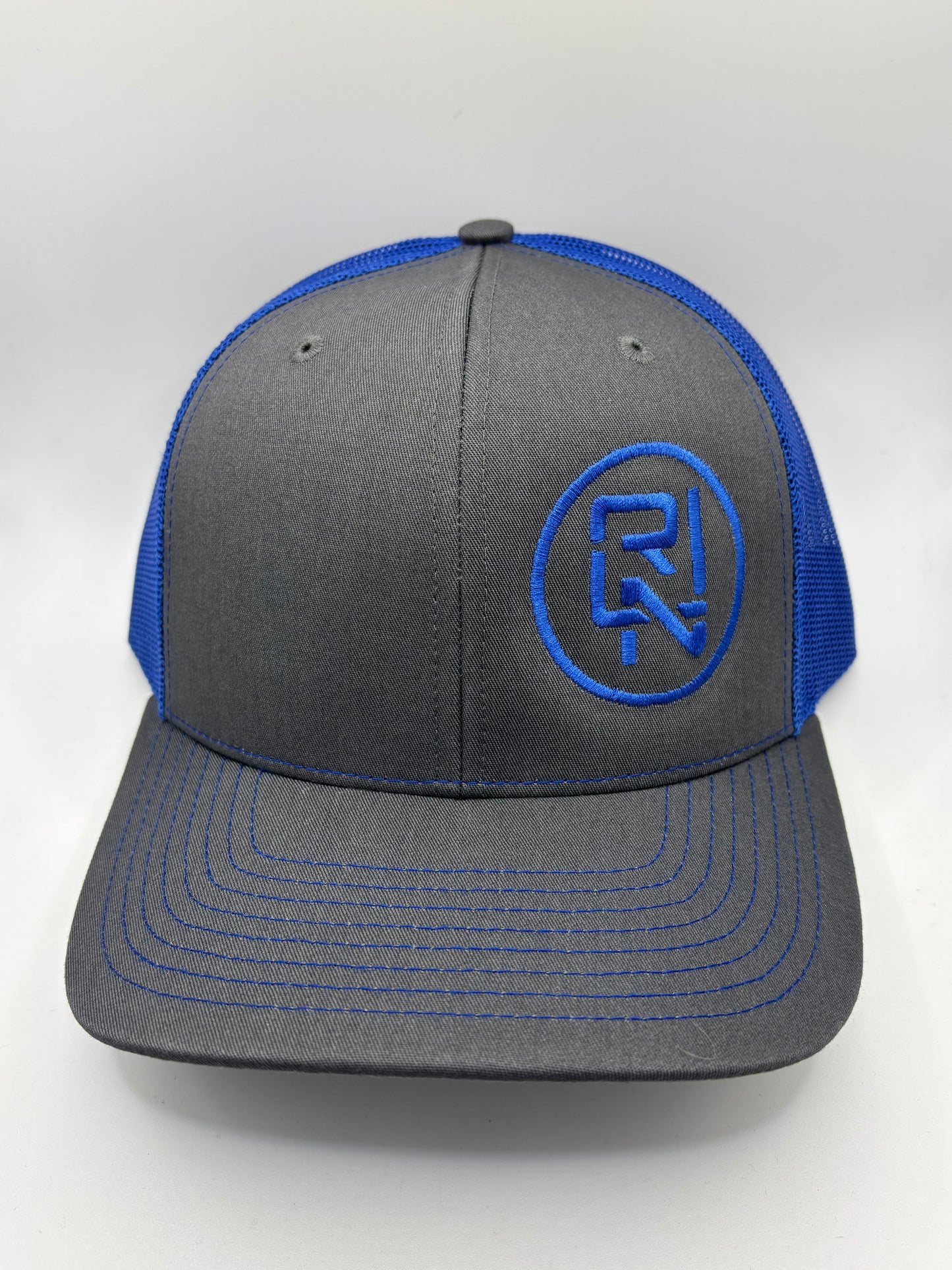 RLN Dark Grey and Blue Snapback.