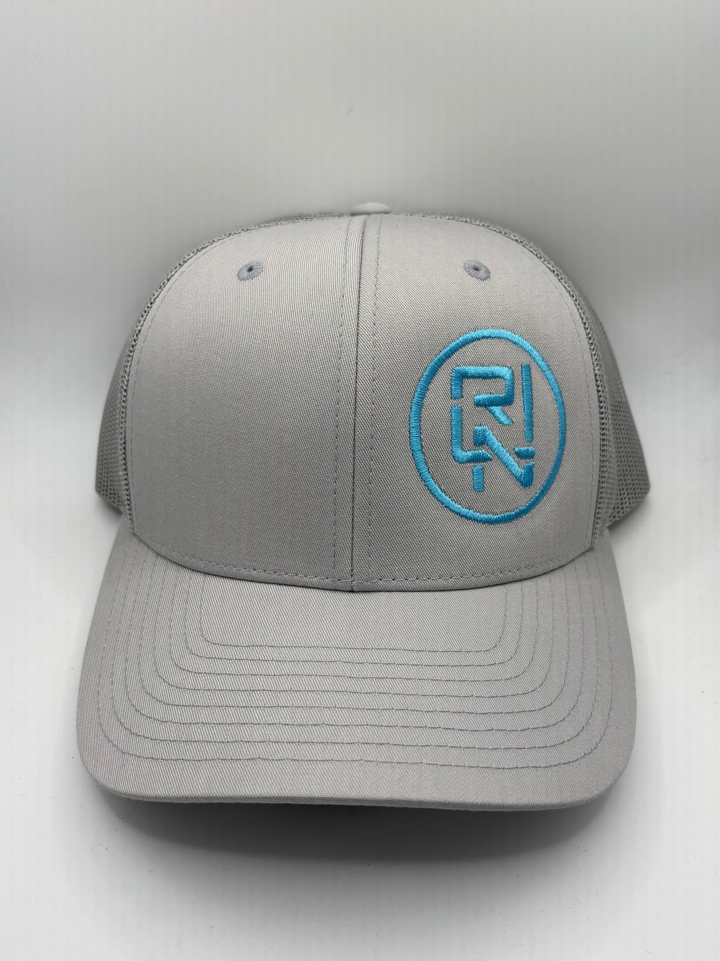 RLN Light Gray/Light Blue Snapback.