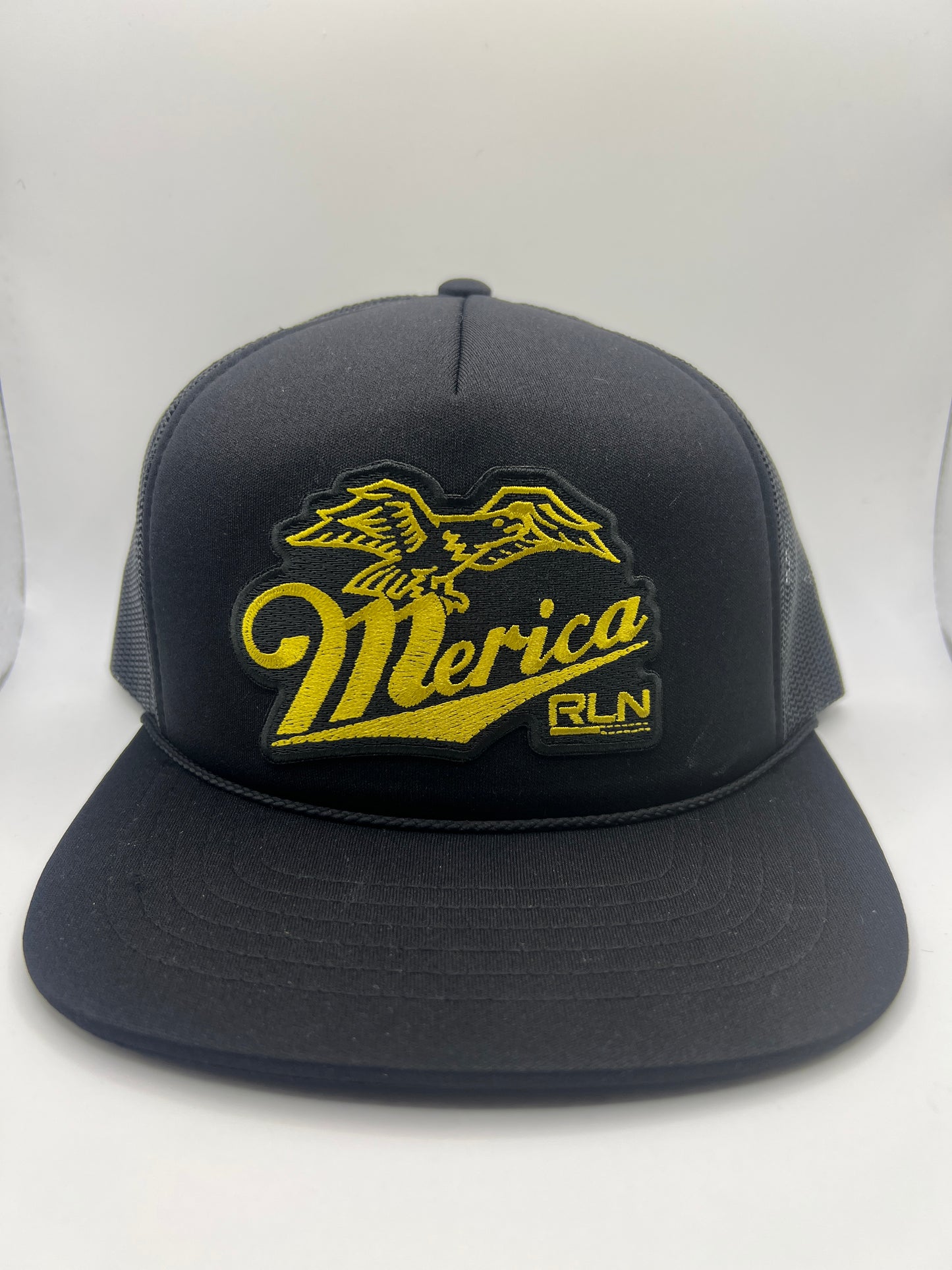 RLN Gold Black Foam Trucker