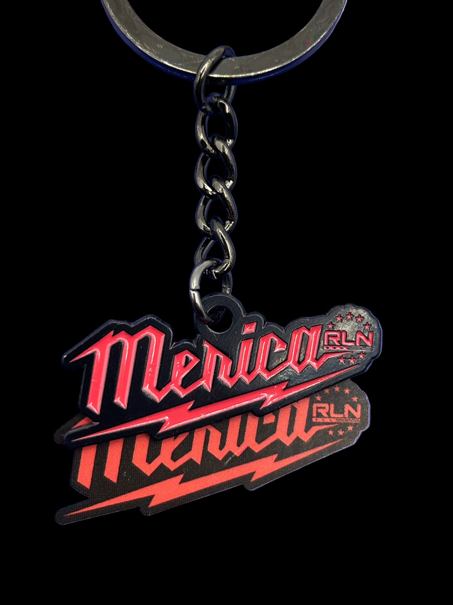 Merica Red Metal Keychain!