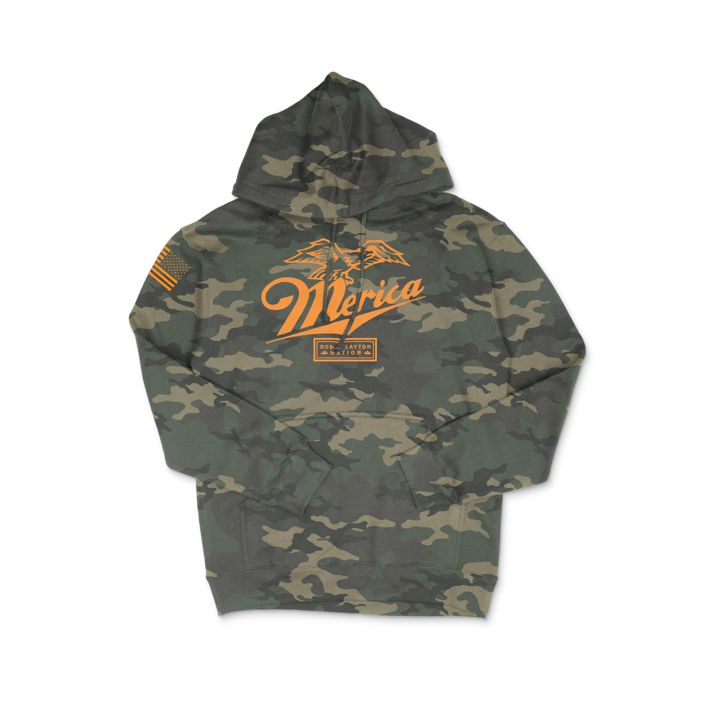 RLN Merica Gold Hoodie Forest Camo!