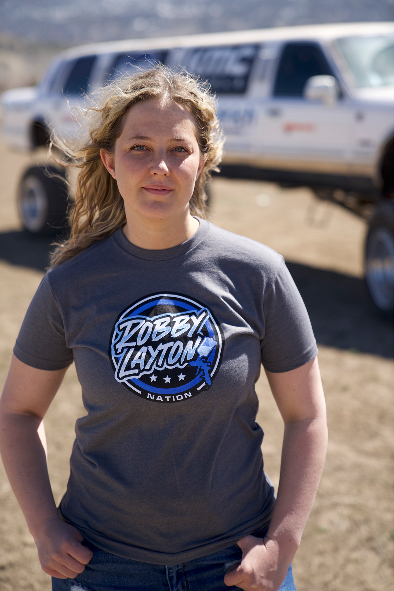 Classic Gray Robby Layton Nation T-Shirt