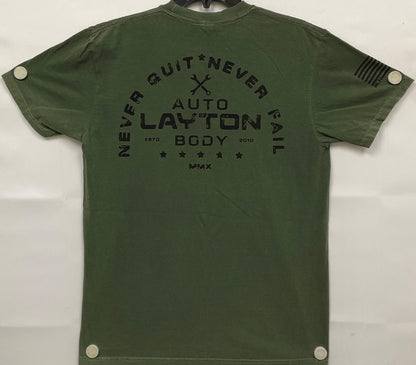 Never Quit Never Fail V2 Green