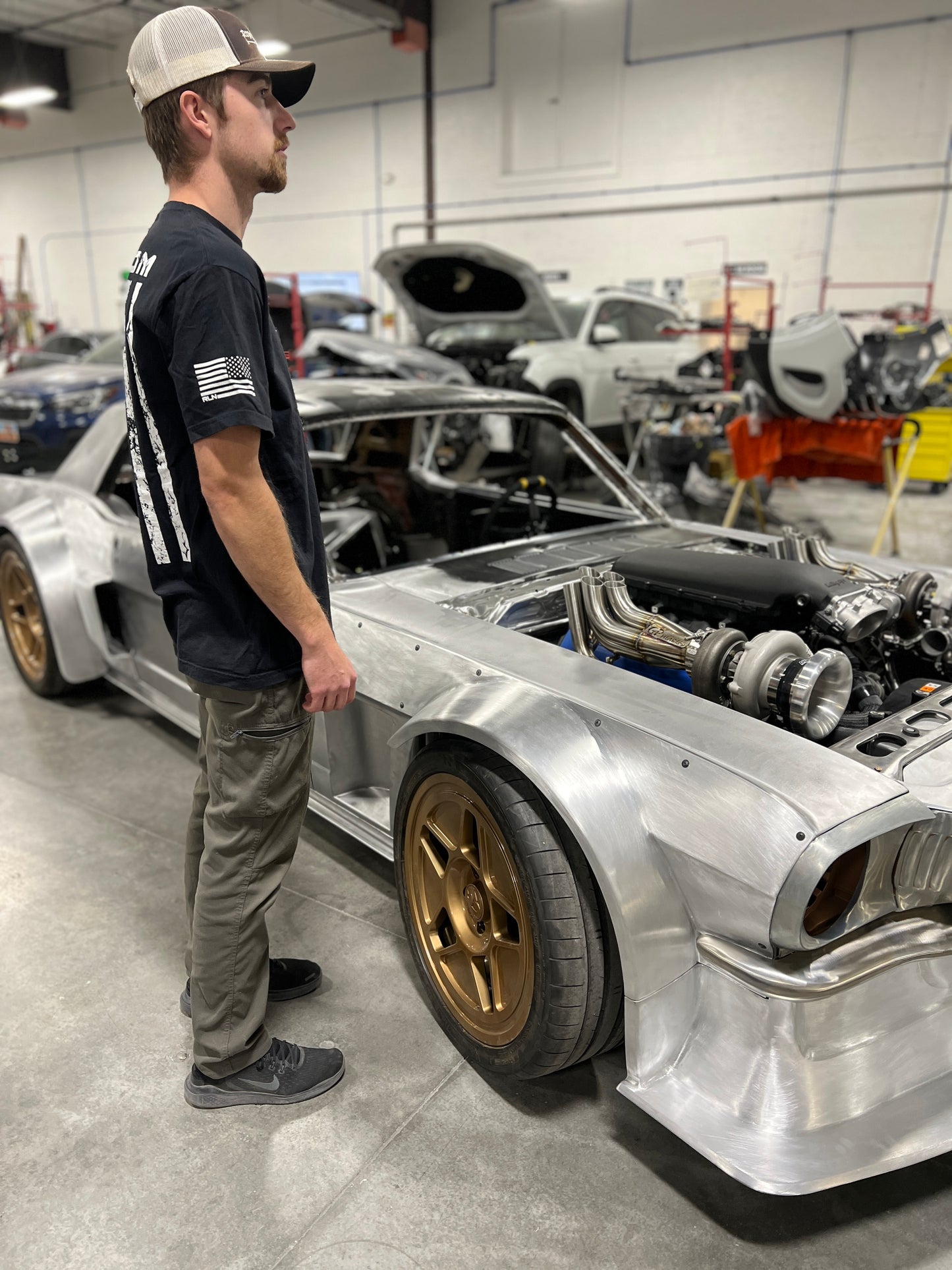 Freedom Grunge T-Shirt Black