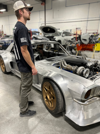 Freedom Grunge T-Shirt Black