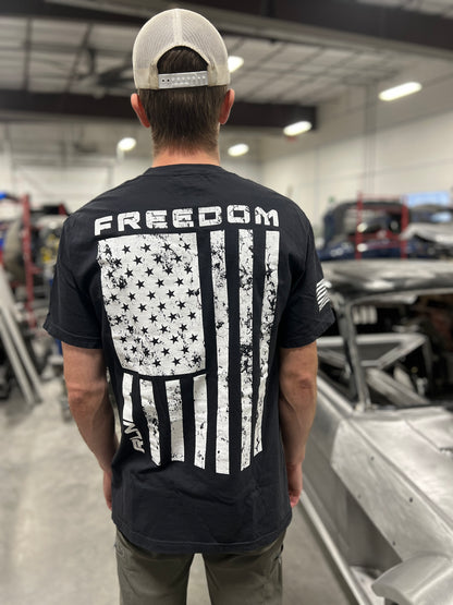 Freedom Grunge T-Shirt Black