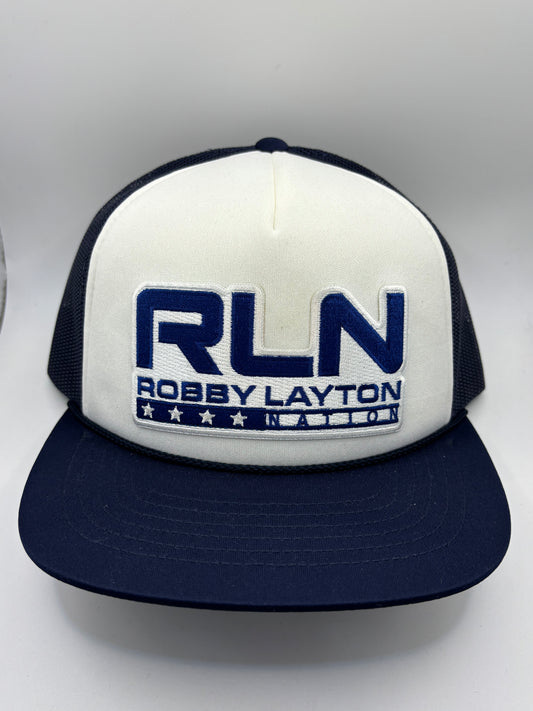 Navy/White RLN Foam Trucker