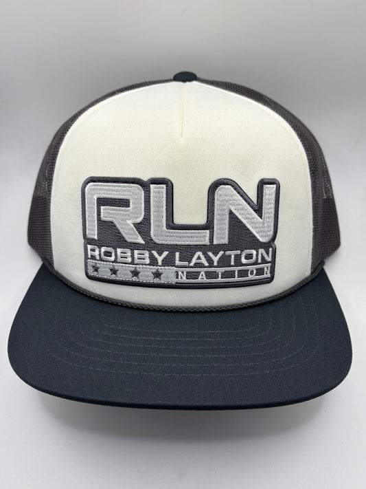 Charcoal/White RLN Foam Trucker