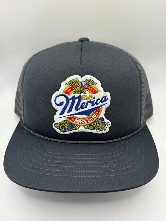 RLN Grey Merica Vintage Foam Trucker