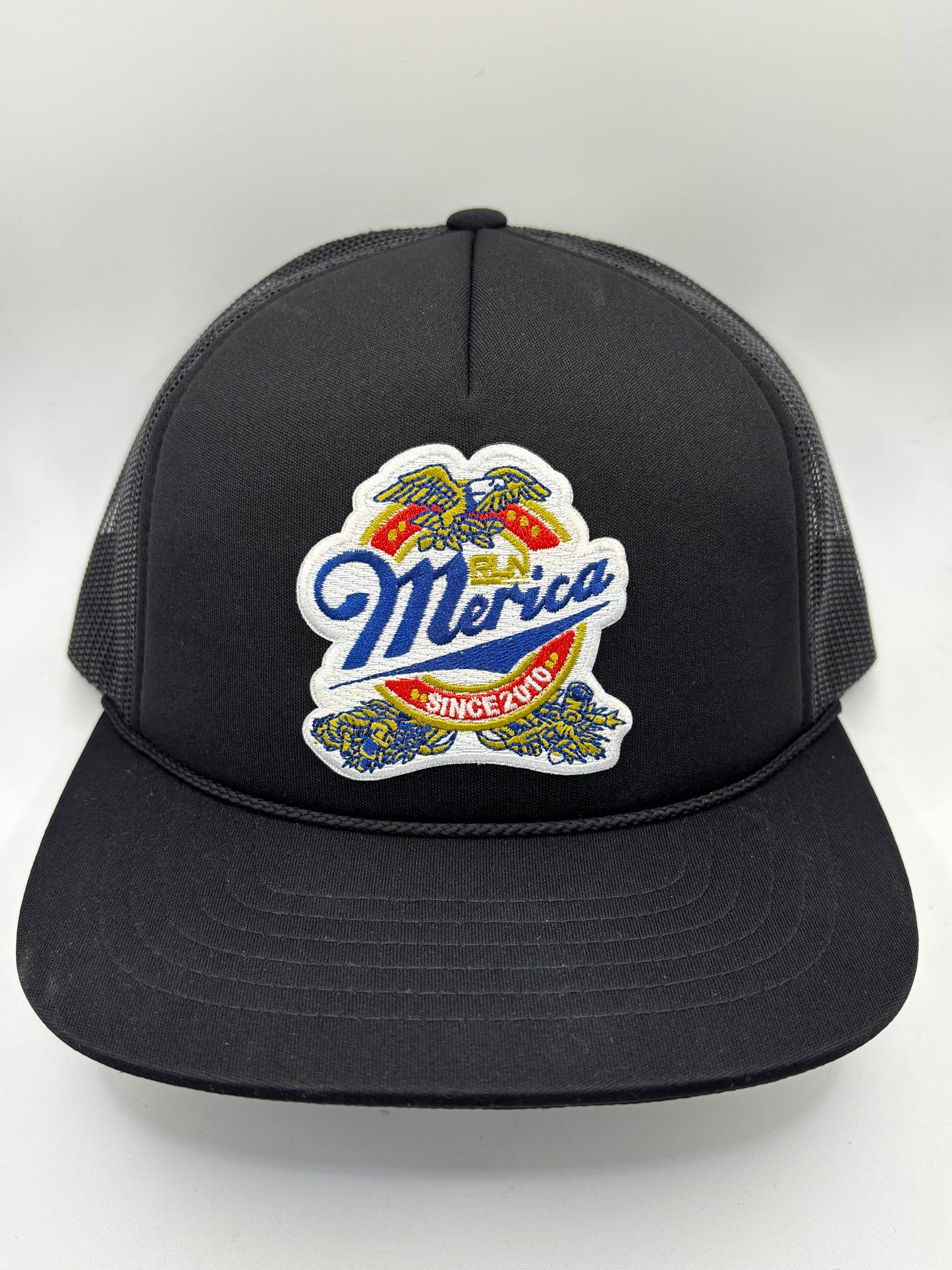 RLN Black Merica Vintage Foam Trucker