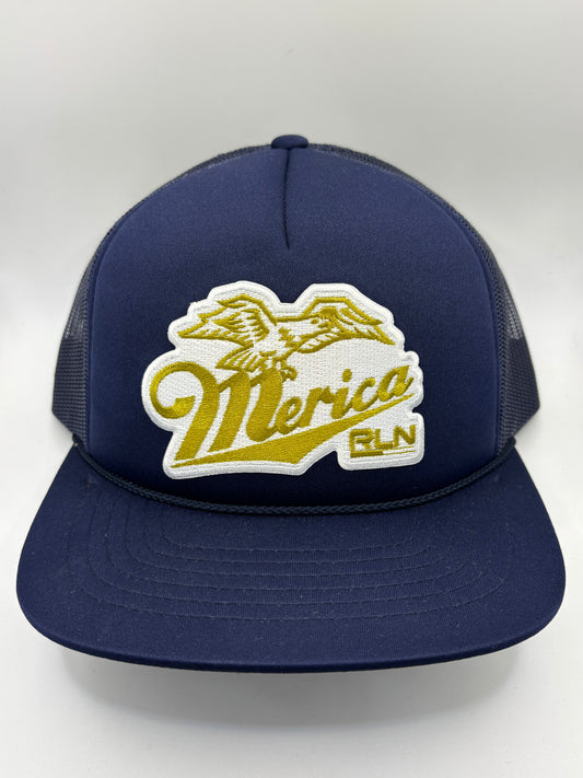 RLN Gold Foam Trucker Navy