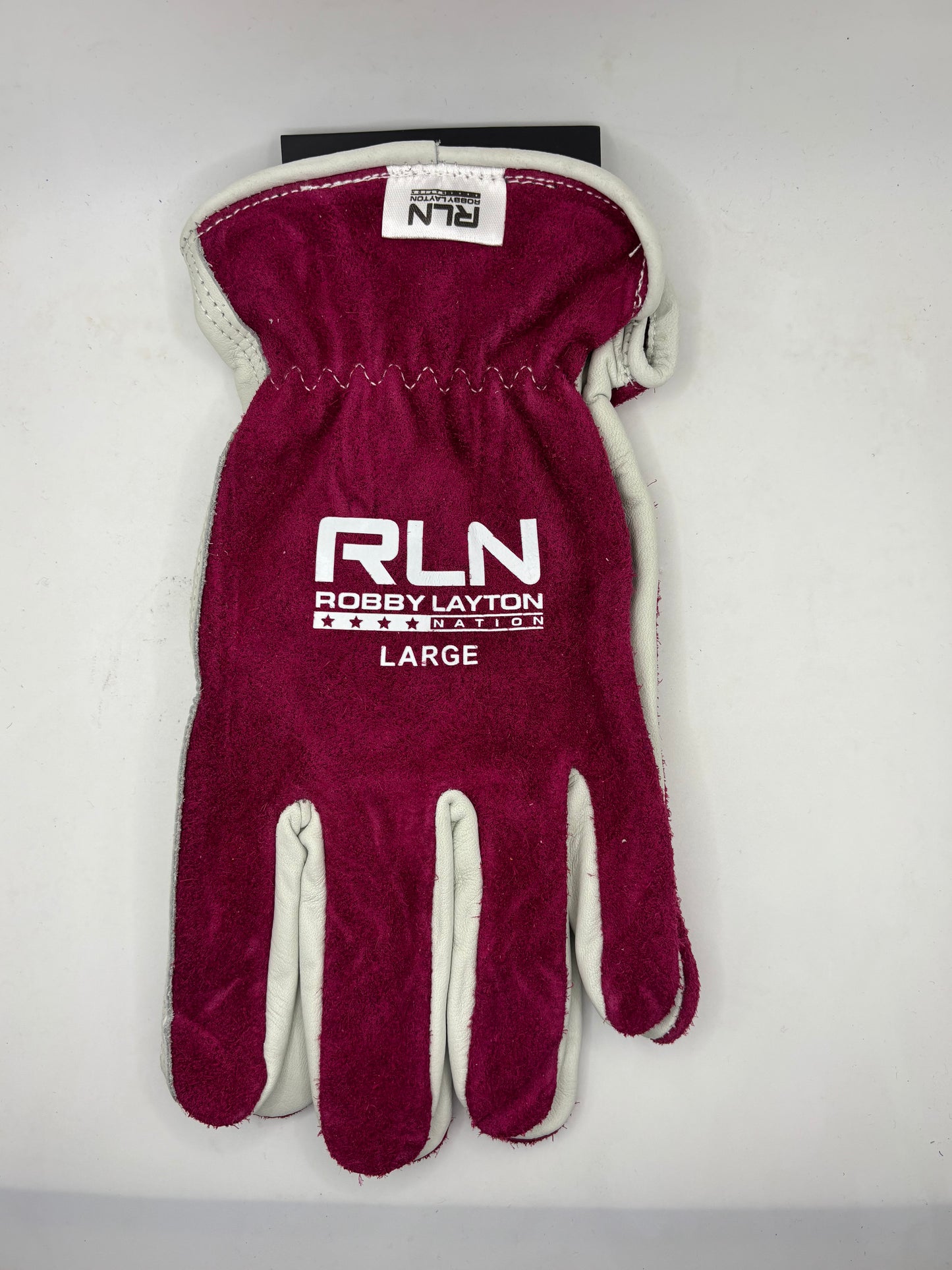 ALL NEW Robby Layton Premium Leather Work Glove! PINK