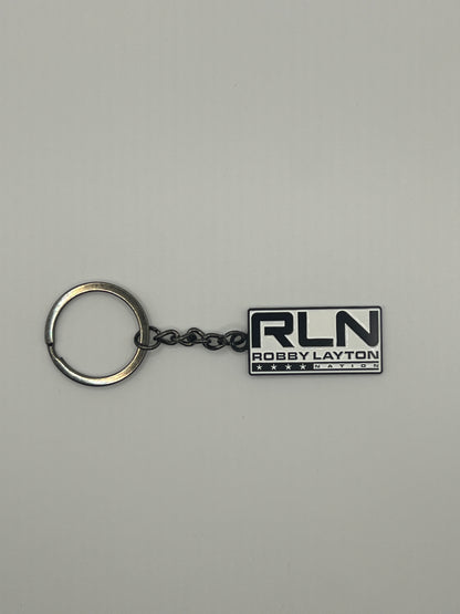 RLN Black And White Keychain