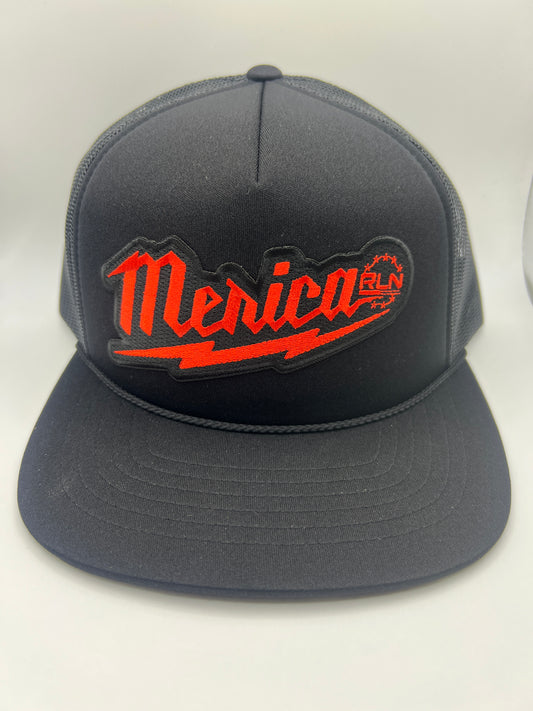 RLN Merica Black Foam Trucker
