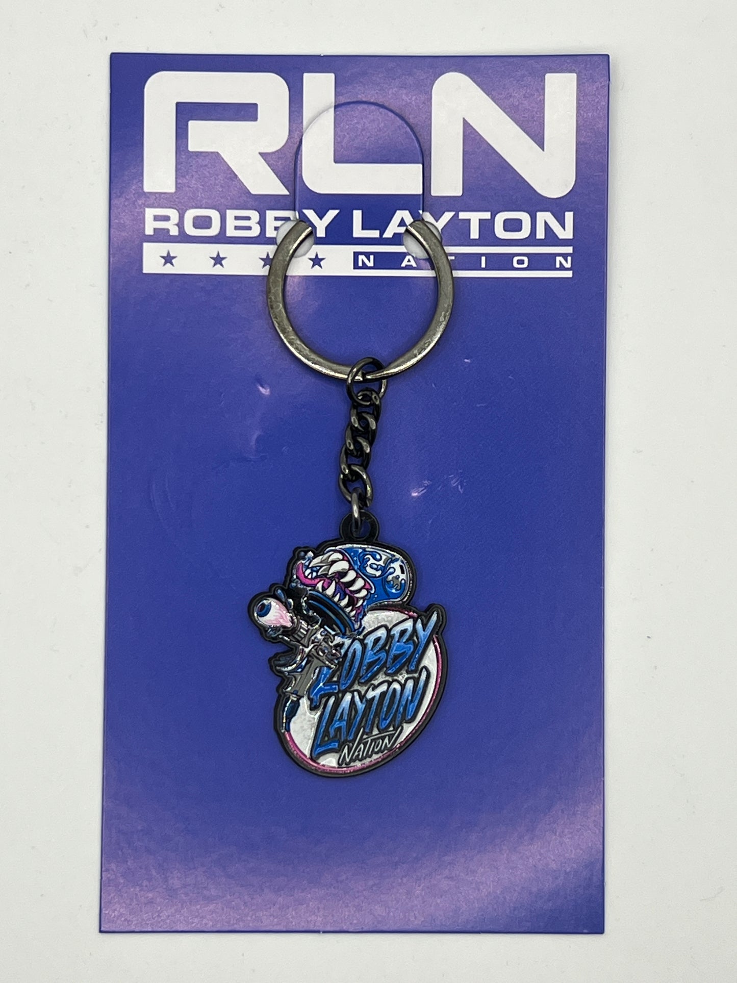 Spray Fink Metal Keychain!