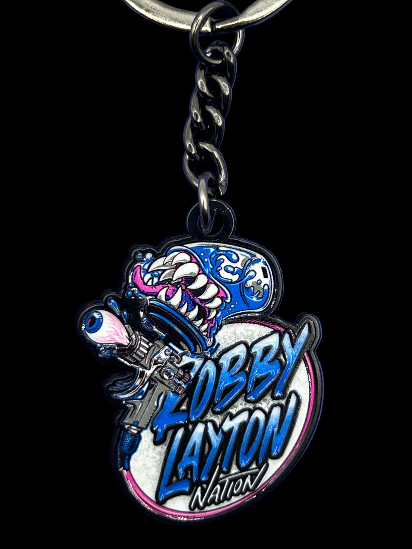 Spray Fink Metal Keychain!