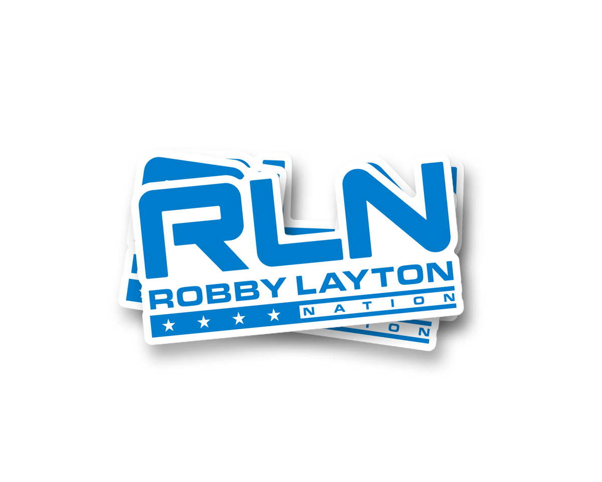 Live In Rln RLN Logo Sticker 3-Pack – Robby Layton Nation Official Store
