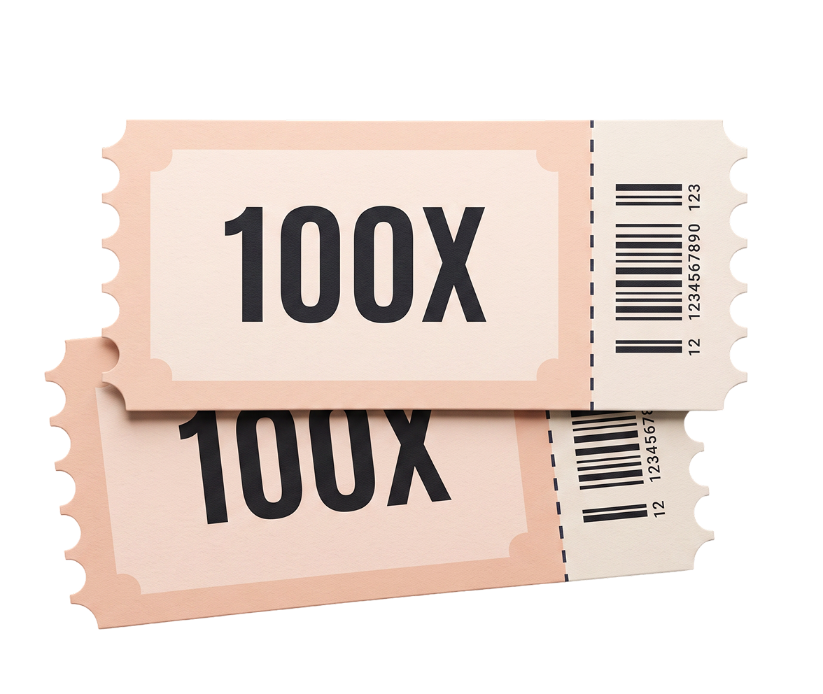 UP TO 100X